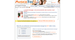 Desktop Screenshot of international.musicotel.com